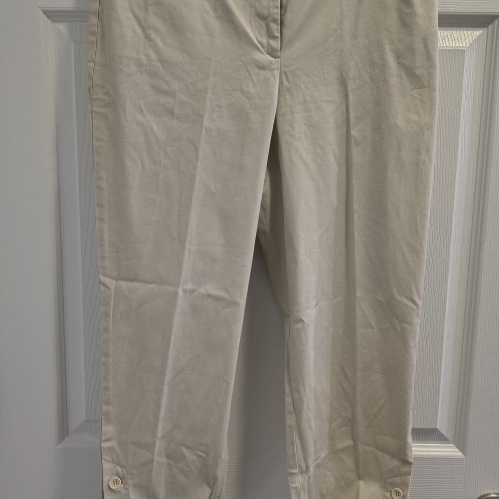 Talbots Beige Perfect Crop Pants